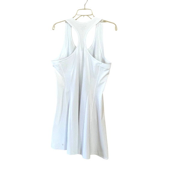 ATHLETA Levitate Women's Size XL White Pullover Racerback Activewear Tank Dress - Picture 4 of 6